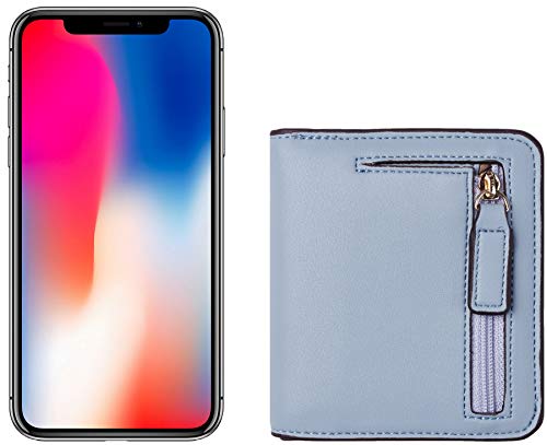 Toughergun Womens Rfid Blocking Small Compact Bifold Luxury Genuine Leather Pocket Wallet Ladies Mini Purse with ID Window