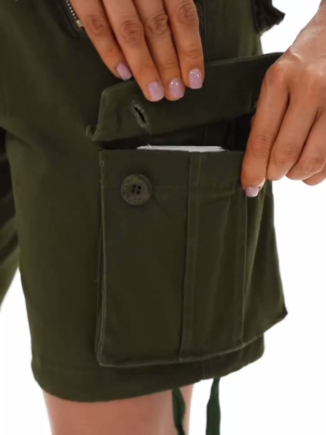 Women s Cotton Casual Military Army Cargo Combat Work Pants with 8 Pocket