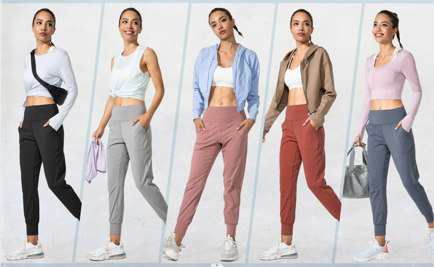 G Gradual Women s Joggers High Waisted Yoga Pants with Pockets Loose Leggings for Women Workout, Athletic, Lounge