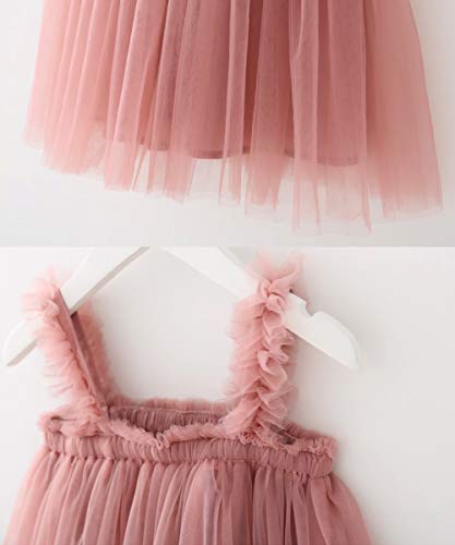 BGFKS Layered Tulle Tutu Dress for Toddler Girls,Baby Girl Rainbow Tutu Princess Skirt Set with Flower Headband.
