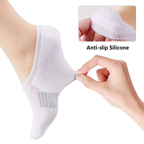Gonii Womens No Show Socks Athletic Ankle Socks Cushioned Running Low Cut 5-8 Pairs