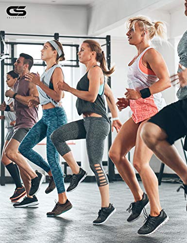 CS CELERSPORT 6 Pack Women s Ankle Running Socks Cushioned Low Cut Tab Athletic Socks