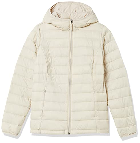 Amazon Essentials Women s Lightweight Long-Sleeve Full-Zip Water-Resistant Packable Hooded Puffer Jacket