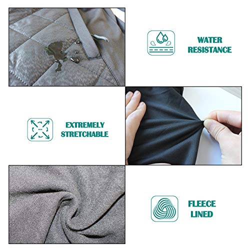 AMORUN Women’s Hybrid Jacket Shell ,Windproof & Breathable Outerwaer Insulated Full Zip Hoodie Thumb Holes