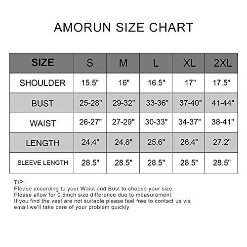 AMORUN Women’s Hybrid Jacket Shell ,Windproof & Breathable Outerwaer Insulated Full Zip Hoodie Thumb Holes
