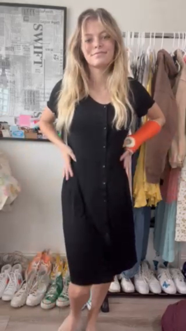 Ekouaer Women s Nightshirt Short Sleeve Button Down Nightgown V-Neck Sleepwear Pajama Dress