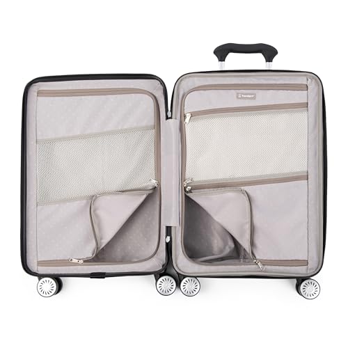 Travelpro Pathways 3 Hardside Expandable Luggage, 8 Spinner Wheels, Lightweight Hard Shell Suitcase 3 Piece Set (21/25/28), Champagne