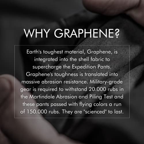 GRAPHENE-X Expedition Pants | Graphene Integrated Fabric | Waterproof Extremely Durable Protection | Everything Proof Series