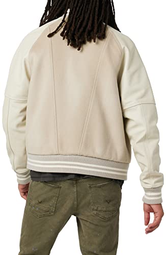 HUDSON Men s Bomber Varsity Jacket