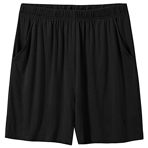 MoFiz Mens Pajama Sets Short Sleeve Pyjama Modal Sleepwear Loungewear Nightwear Sets Comfortable Lightweight Pj s Sleep Sets