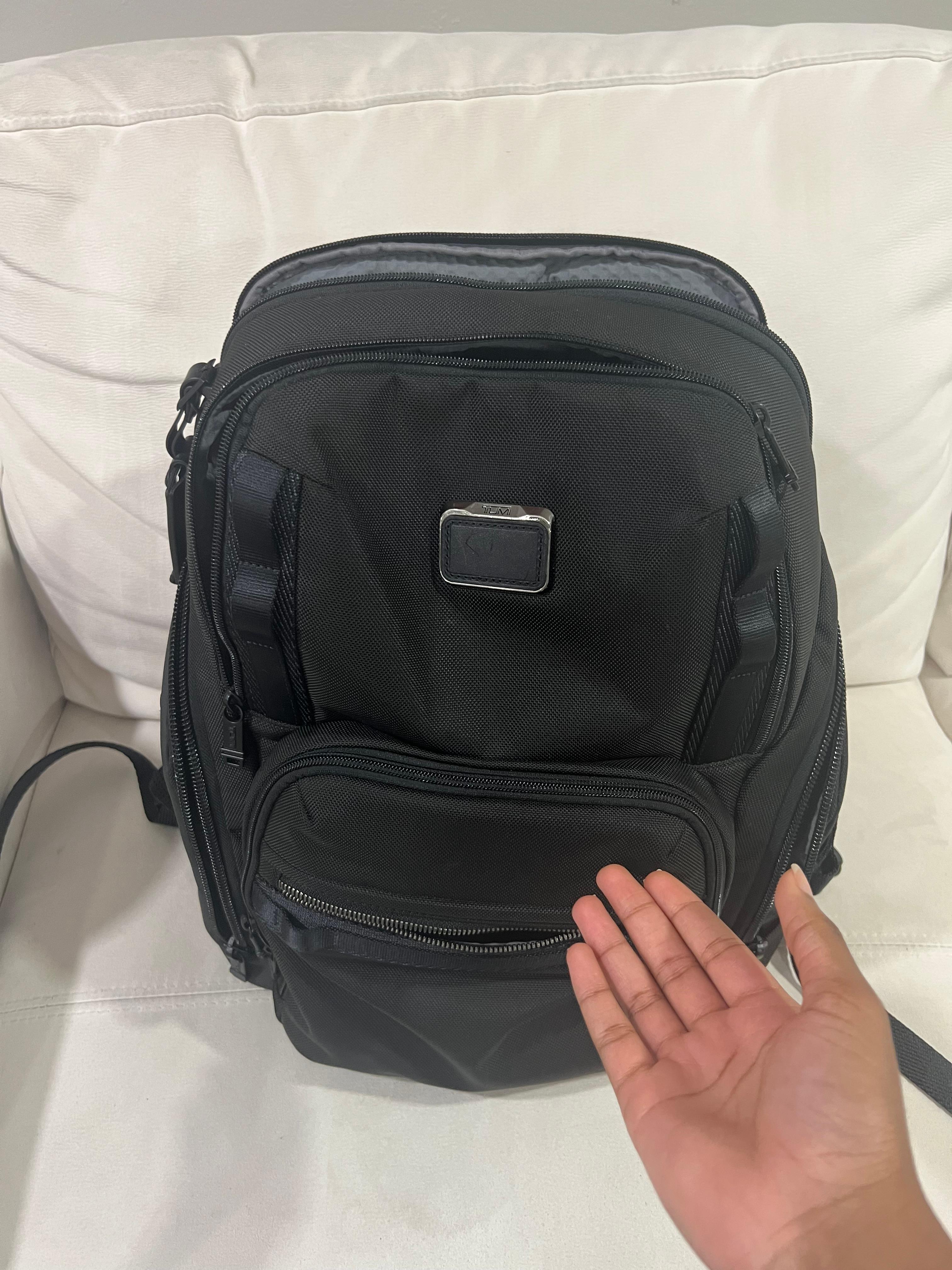 TUMI Alpha Bravo Search Backpack - Laptop Backpack for Men & Women - Versatile Backpack for Work & School - Travel Backpack Made with Durable Material - Black