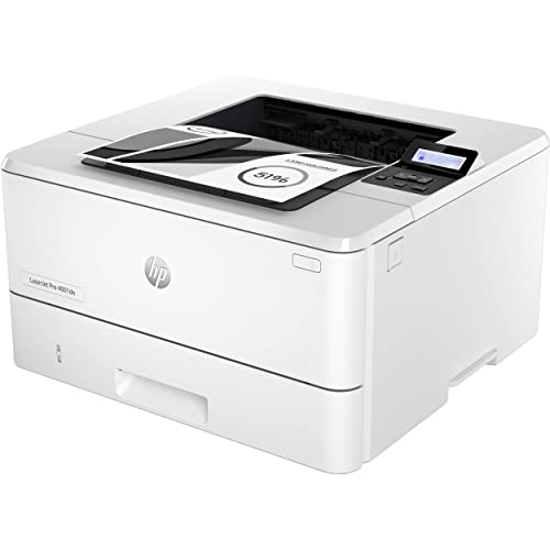 HP Laserjet Pro 4001 dn Single-Function Monochrome Laser Printer, White - Print only - Mobile Printing, 42 ppm, 1200 x 1200 dpi, Auto 2-Sided Printing, 8.5 x 14, Ethernet, Hi-Speed USB