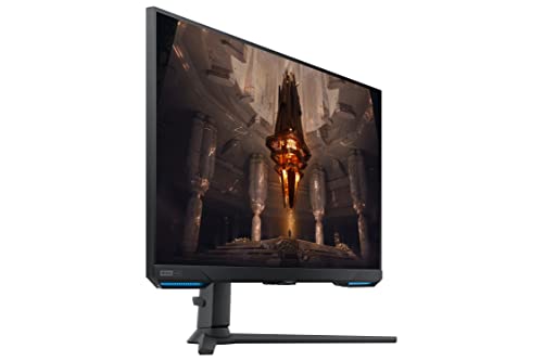 SAMSUNG Odyssey G70B Series 32-Inch 4K UHD Gaming Monitor, IPS Panel, 144Hz, 1ms, HDR 400, G-Sync and FreeSync Premium Pro Compatible, Ultrawide Game View (LS32BG702ENXGO),Black