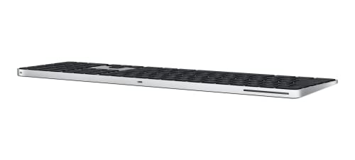 Apple Magic Keyboard with Touch ID and Numeric Keypad: Wireless, Bluetooth, Rechargeable. Works with Mac Computers with Apple Silicon; US English - Black Keys