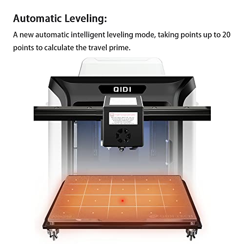 R QIDI TECHNOLOGY X-CF Pro 3D Printers Industrial Grade,Specially Developed for Printing Carbon Fiber&Nylon with QIDI Fast Slicer, Automatic Leveling,Large Build Volume 11.8x9.8x11.8 Inch