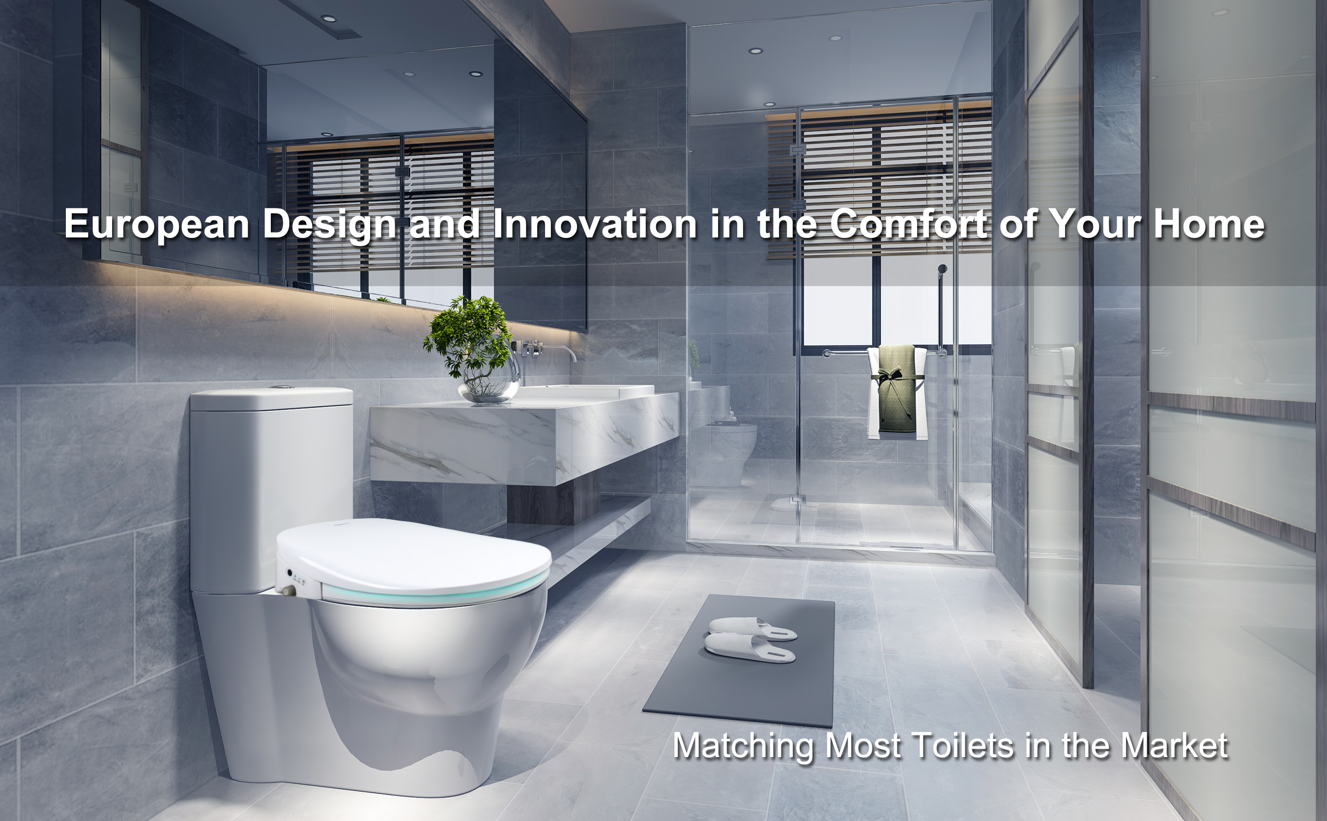 EUROTO [Newest 2023] One-Piece Dual Flush, Integrated Bidet and Toilet, Luxury Auto Open and Close Lid Heated Seat, Warm Dryer and Air Deodorizer, White (2022 Foot Feel Flip Flap Smart Toilet)