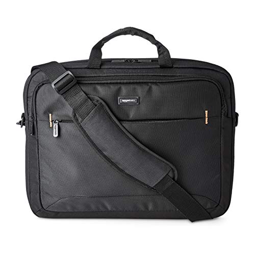 Amazon Basics 17.3-Inch Laptop Computer Shoulder Bag, Black, 10-Pack