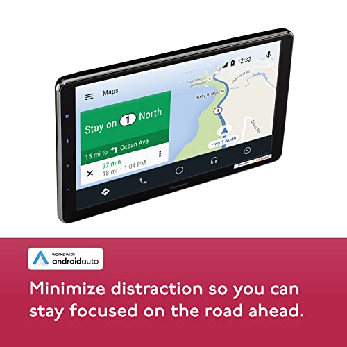 PIONEER CAR DMHWT8600NEX Top of The Line 10.1-inch BT CarPlay Amazon Alexa Built-in, Android Auto, Apple CarPlay, Bluetooth - Floating Type Multimedia Receiver