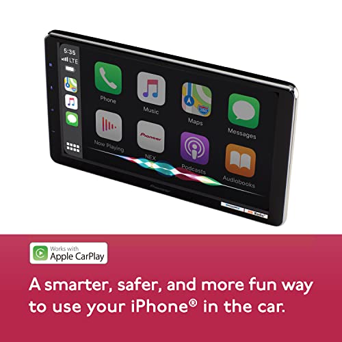 PIONEER CAR DMHWT8600NEX Top of The Line 10.1-inch BT CarPlay Amazon Alexa Built-in, Android Auto, Apple CarPlay, Bluetooth - Floating Type Multimedia Receiver