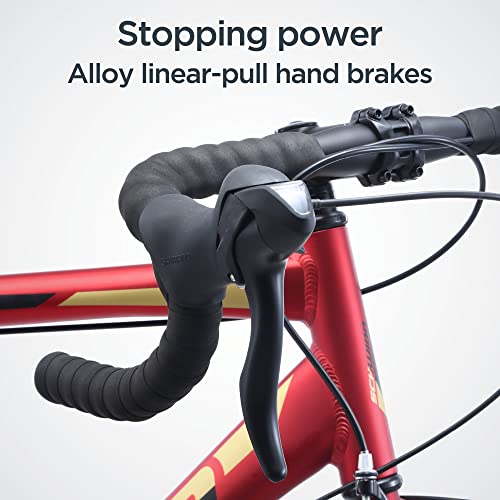 Schwinn Volare Mens and Womens Hybrid Road Bike, 28-Inch Wheels, Lightweight Aluminum Frame, Multiple Colors