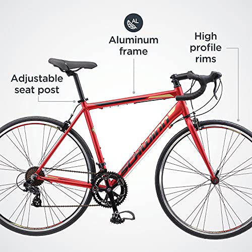 Schwinn Volare Mens and Womens Hybrid Road Bike, 28-Inch Wheels, Lightweight Aluminum Frame, Multiple Colors