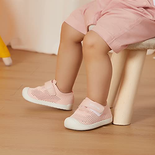 BMCiTYBM Baby Boy Girl Shoes Breathable Mesh Walking Shoes Lightweight Non-Slip Sneakers Infant First Walkers 6 9 12 18 24 Month