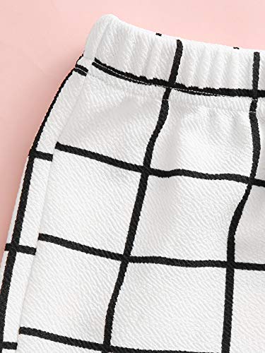 SOLY HUX Girl s 2 Piece Outfits Cute Crop Tops and Pants Set Butterfly Summer Preppy Summer Clothes