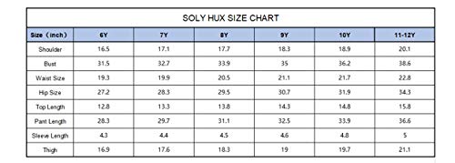 SOLY HUX Girl s 2 Piece Outfits Cute Crop Tops and Pants Set Butterfly Summer Preppy Summer Clothes