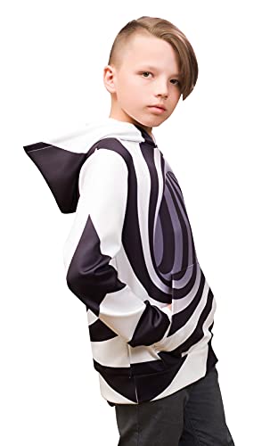 AIDEAONE Boys Girls 3D Print Casual Pullover Hoodies Hooded Sweatshirts Tops Blouse with Pocket Age 6-16