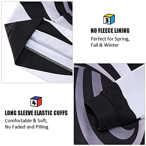 AIDEAONE Boys Girls 3D Print Casual Pullover Hoodies Hooded Sweatshirts Tops Blouse with Pocket Age 6-16