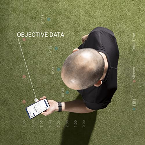 ROXPro Flash Reflex Reaction and Cognitive Training Kit - LED Light Pods with Smart App-Connect for Sport, Fitness, Speed and Agility - for Coaches, Gyms and Individual Athlete Workouts