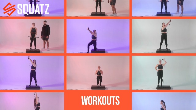 SQUATZ Pluto Fitness Board - Multifunctional Workout Device with Standard, Eccentric, and Isokinetic Training Modes, WiFi and Bluetooth Streaming, Home Gym Equipment for Full Body Workouts