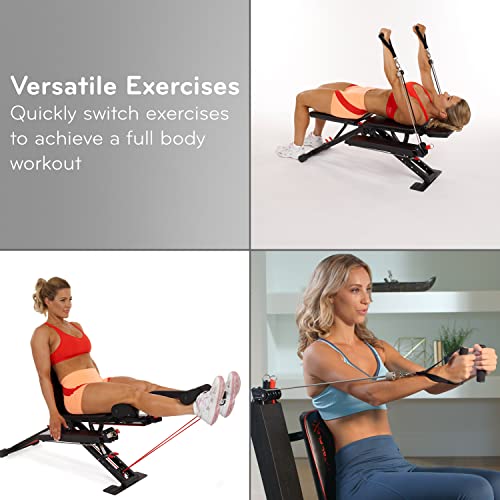 Total Flex L with Performance Pack Compact Design, Home Gym, Versitiale Exercises, Workout Bench Press, Fitness Equipment (Total Flex L with Performance Pack)