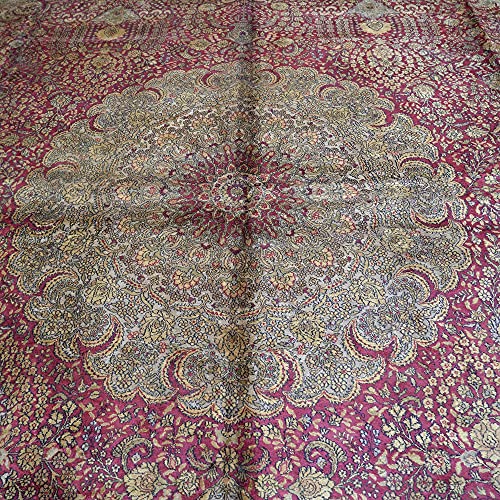 Yilong Carpet 12x18ft Oversized Oriental Silk Rugs Expensive Vintage Handmade Area Rugs for Home Office