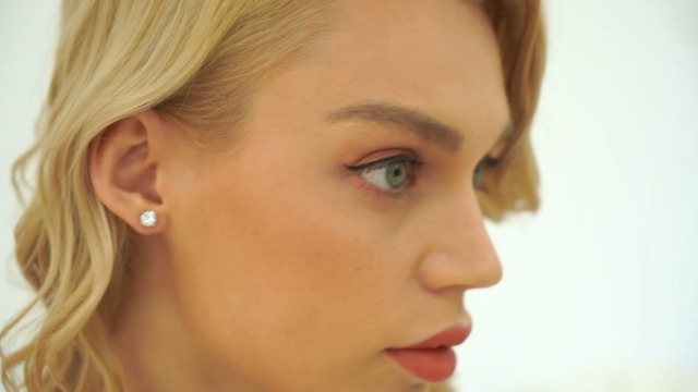 GEMSME 18K White/Yellow Gold Plated Tennis Necklace/Bracelet/Earrings Sets Pack of 3