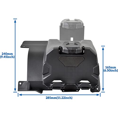 SAUTVS Electronic Device Holder with Storage Box Organizer Tray for Can Am Defender, Sporty Electronic Device Phone Tablet GPS Holder Mounts for Can-Am Defender HD5 HD8 HD10 MAX 2016-2022 Accessories