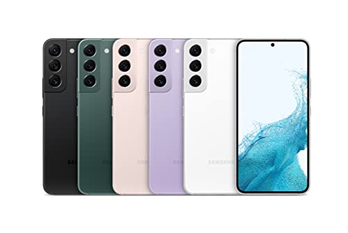 SAMSUNG Galaxy S22 Cell Phone, Factory Unlocked Android Smartphone, 128GB, 8K Camera & Video, Night Mode, Brightest Display Screen, 50MP Photo Resolution, Long Battery Life, US Version, Phantom Black