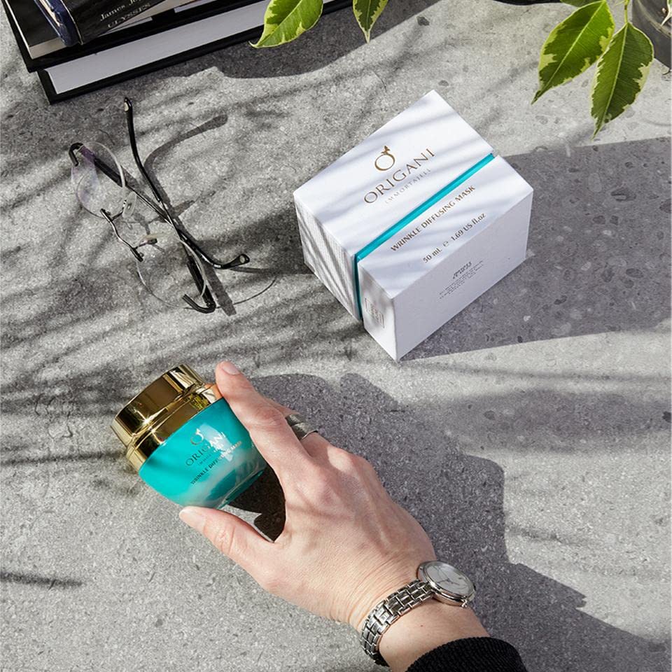 ORIGANI IMMORTAJELL WRINKLE DIFFUSING MASK - Anti Wrinkle Face Mask for Deep Wrinkles, Moisturizer Face Mask Anti Aging - 50ml