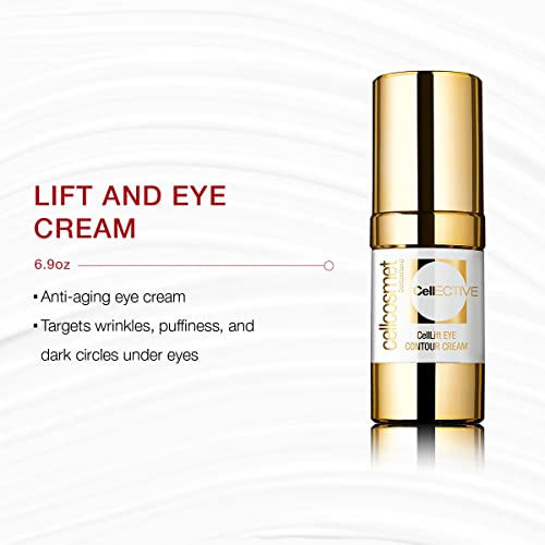 Cellcosmet CellEctive Cell Lift Eye Contour Cream - Ultra-Revitalizing Plumping Serum and Anti-Aging Treatment (0.5 oz)