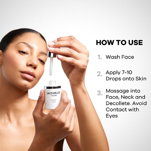 Clinical Skin Polypeptide Firming Serum, for Fine Lines and Wrinkles, Anti-Aging Serum, Antioxidants, Hyaluronic Acid, Night and Day, 1.7 Ounces, Pack of 2