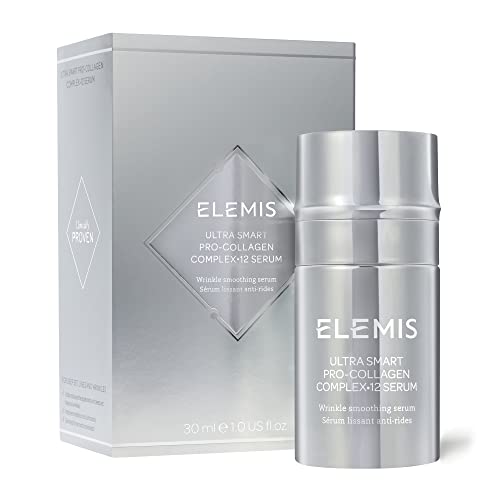 ELEMIS ULTRA SMART Pro-Collagen Complex 12 Serum | Lightweight Anti-Aging Treatment Firms, Smoothes, and Rejuvenates for Younger-Looking Skin | 30 mL