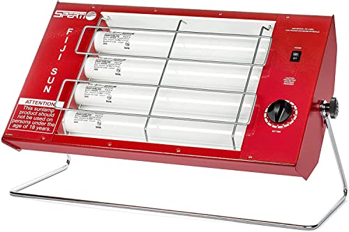 Maintain Your Summer Tan Through Winter with The Fiji Sun Indoor Tanning Lamp - Adjustable, FDA Cleared, Auto Timer & UV Safety Glasses - Trusted US Company