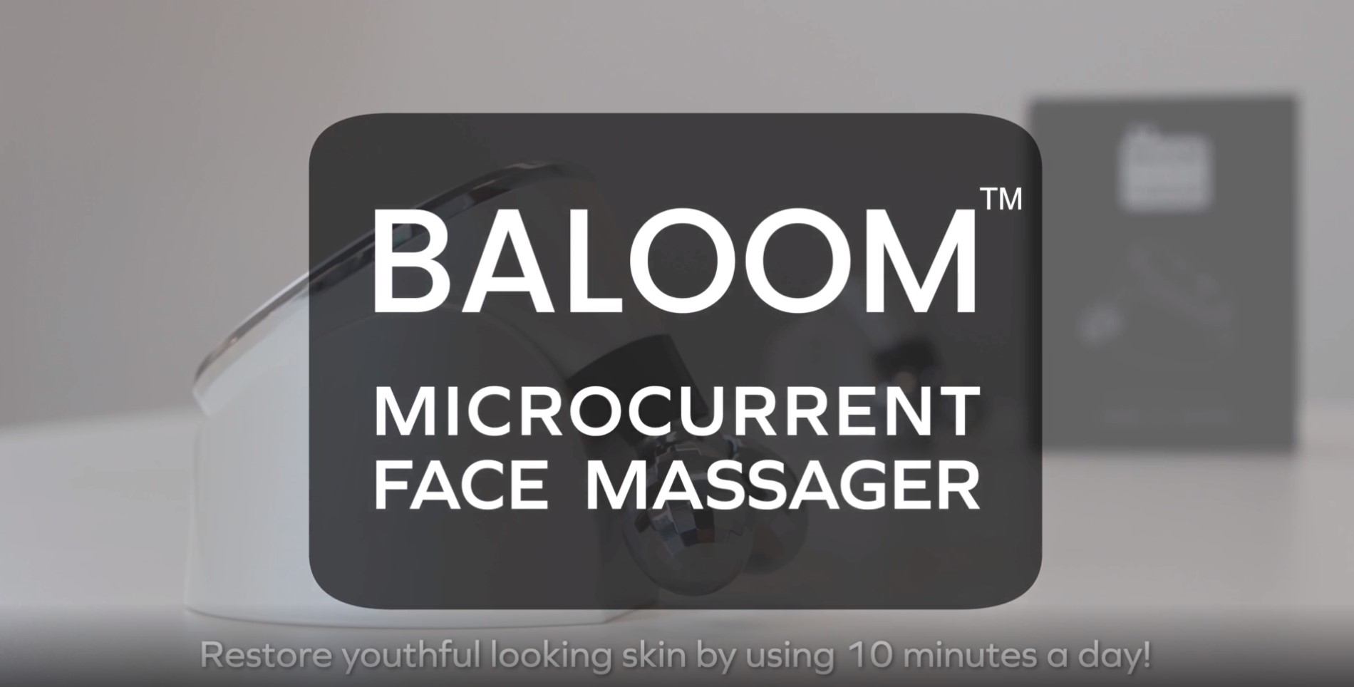 Baloom Microcurrent Facial Massager - Skin Tightening Care for Women and Men - Face/Body Wrinkle Removal, Anti Aging, Skin Rejuvenation, Face Lift , Acne Spot Treatment - 10 Minutes A Day.