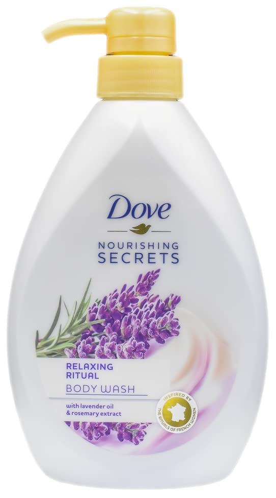 Dove Body Wash Variety of 5 Scents with Pump, Plant Based, Nourishing, Exfoliating, Cleansing, - 500 ML (16.9 fl Ounce)