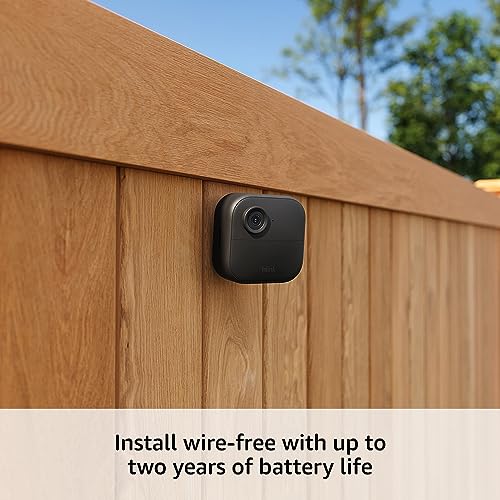 All-New Blink Outdoor 4 (4th Gen) – Wire-free smart security camera, two-year battery life, two-way audio, HD live view, enhanced motion detection, Works with Alexa – 8 camera system