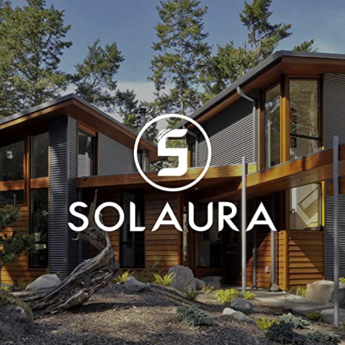 SOLAURA 5-Piece Outdoor Patio Furniture Set, Grey Wicker Furniture Modular Sectional Sofa Set with YKK Zipper &Coffee Table- Red