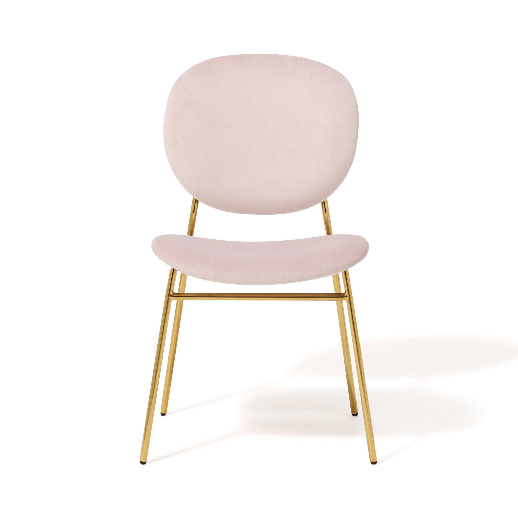 Belle Chair Pink X Gold (W500×D560×H810)