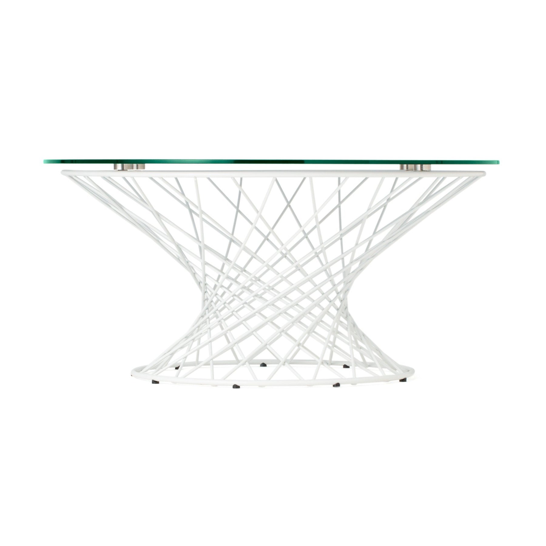 Maglia Coffee Table  80 Clear X  White (A) (W800 × D800 × H385)