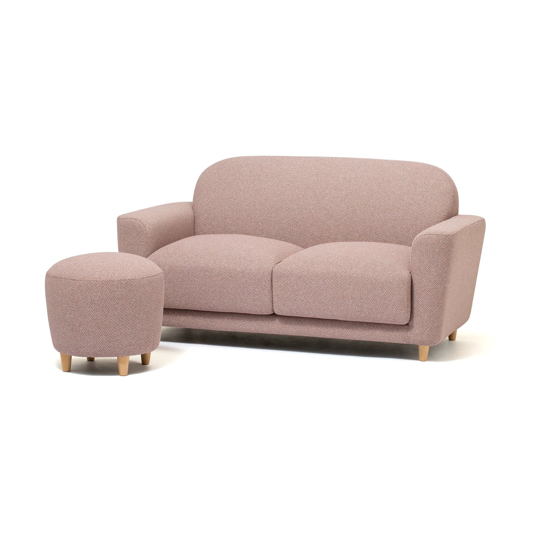 Nuvola Sofa 2 2 Seat Pink (W1500×D800×H770)
