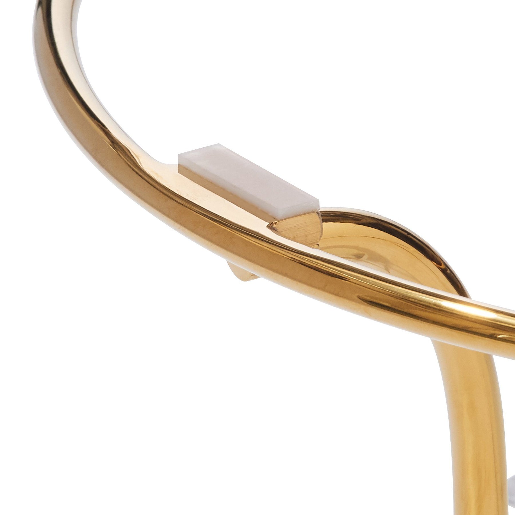 Legato Coffeetable Small Gold X Marble (W750 X D450 X H370)